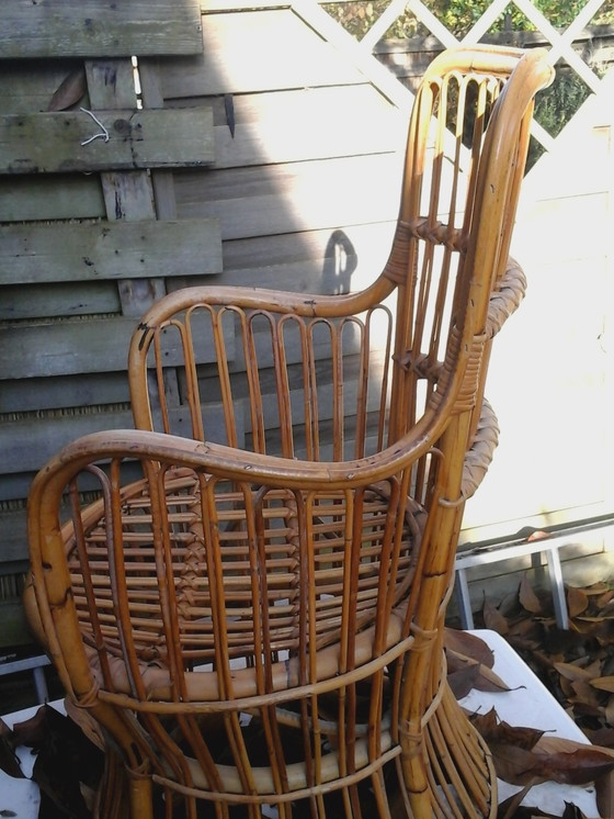 Image 1 of Rattan peacock chair