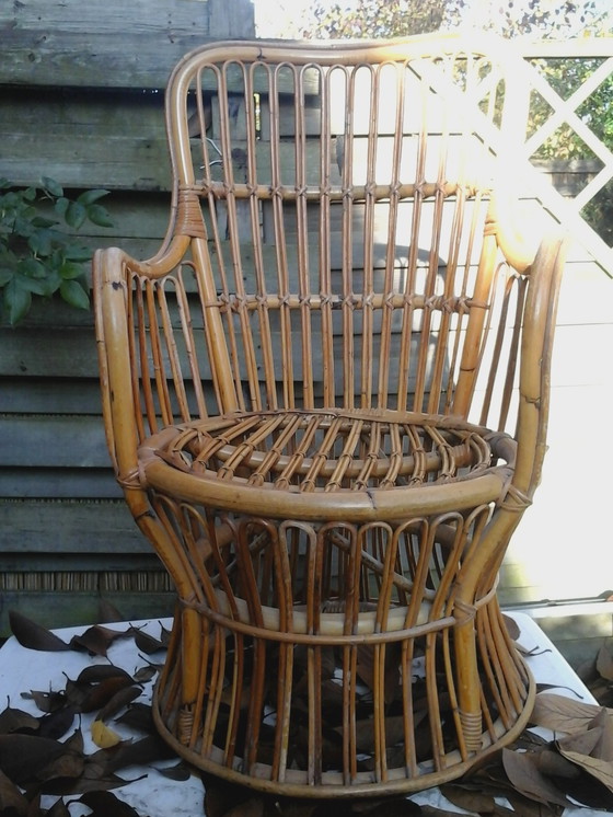 Image 1 of Rattan peacock chair