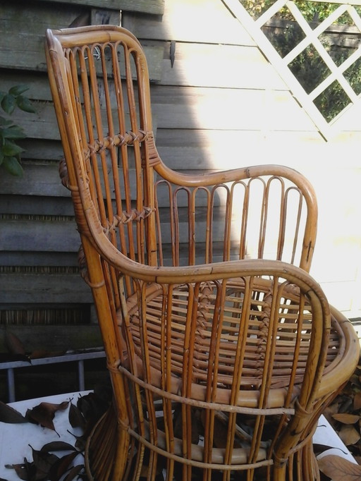 Rattan peacock chair