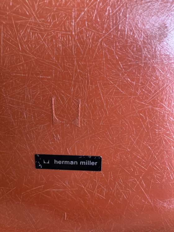 Image 1 of DSR side chair made of fiberglass by Eames for Herman Miller