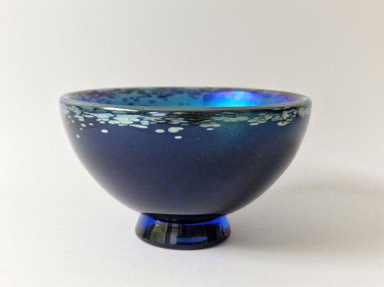 Image 1 of Michael Ahlefeldt-Laurvig - Iridescent Glass Bowl - Studio Glass