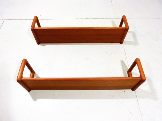 Image 1 of Dyrlund teak wall shelf bookshelf Denmark