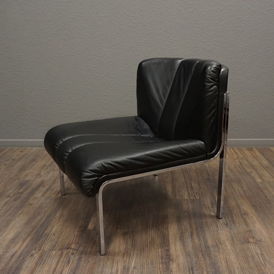 Image 1 of 2x Girsberger 1200 Armchairs Leather