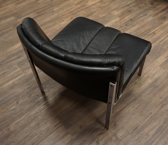 Image 1 of 2x Girsberger 1200 Armchairs Leather