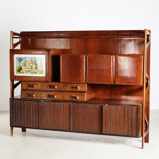 Vintage Rosewood Buffet from Silvio Cavatorta, Italian 1960s