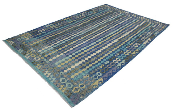 Image 1 of Original Old Style Kelim Afghan 296 X 197 Cm Top Condition