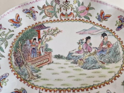 Guangdong Chinese Porcelain Wall Plate/Sign