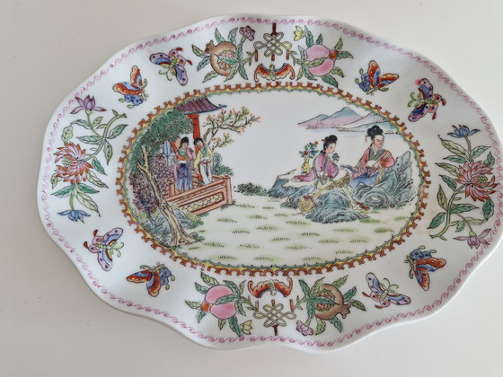 Image 1 of Guangdong Chinese Porcelain Wall Plate/Sign