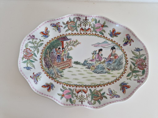 Guangdong Chinese Porcelain Wall Plate/Sign