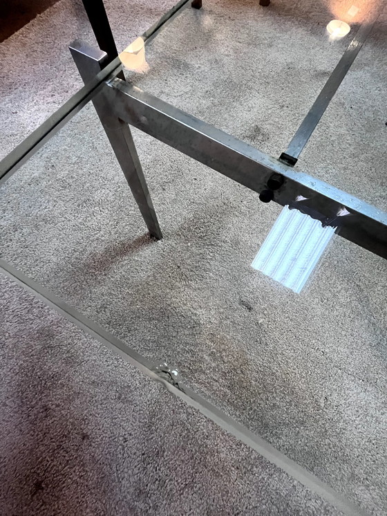 Image 1 of Glass Coffee Table By Poul Kjaerholm, Denmark 1960