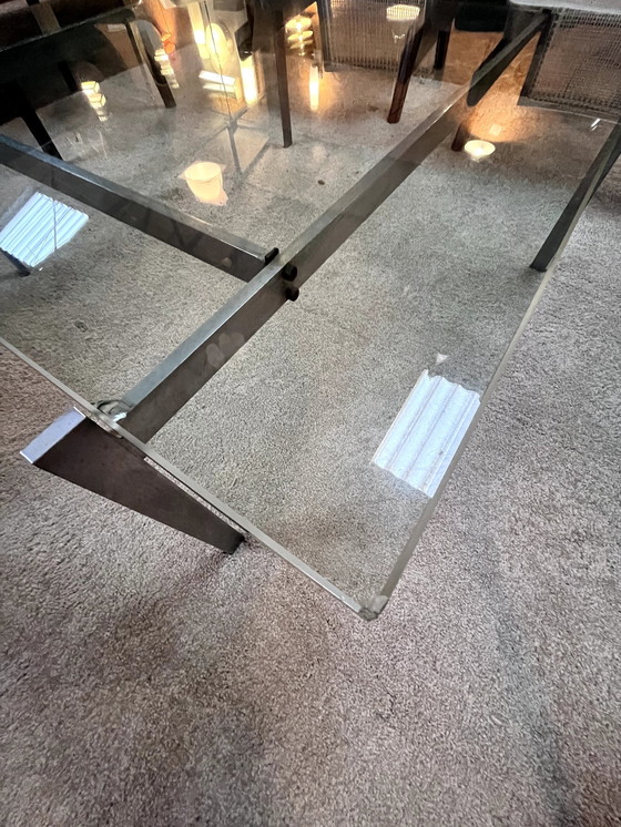 Image 1 of Glass Coffee Table By Poul Kjaerholm, Denmark 1960