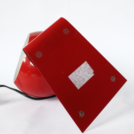 Image 1 of Adjustable Red Table Lamp