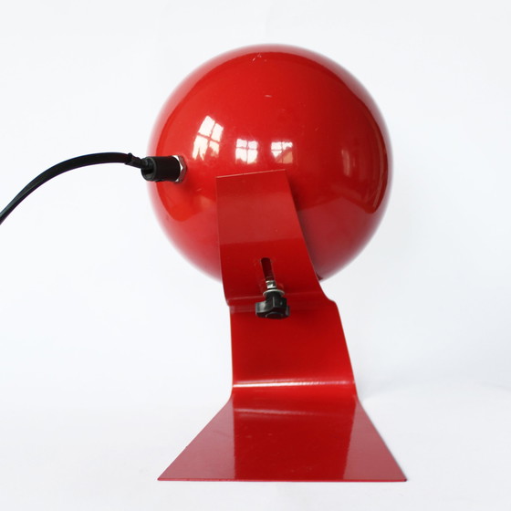 Image 1 of Adjustable Red Table Lamp