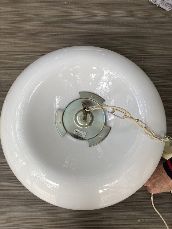 Image 1 of Grande lampada a sospensione Harvey Guzzini, realizzata in Italia, vintage anni '70