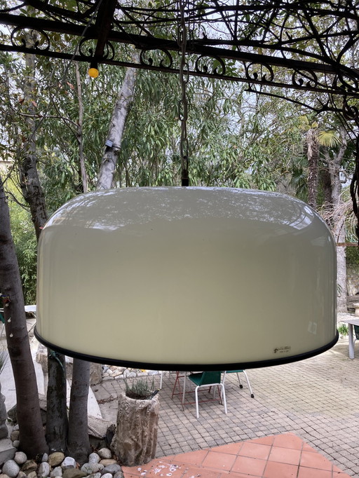 Harvey Guzzini Large Hanging Lamp Made in Italy, Vintage 70's