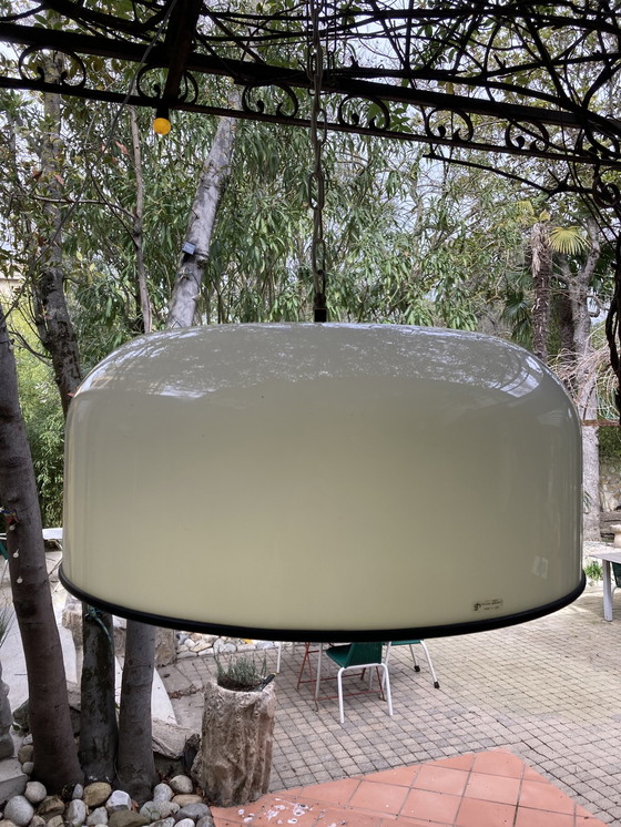 Image 1 of Grande lampada a sospensione Harvey Guzzini, realizzata in Italia, vintage anni '70