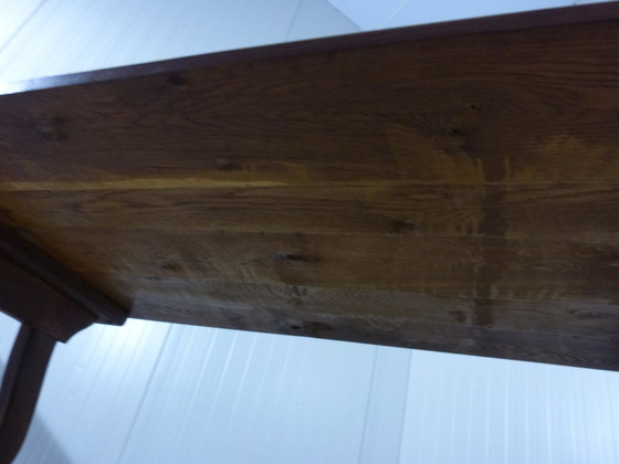 Image 1 of Rustic Spanish Dining Table Solid Oak 1960s