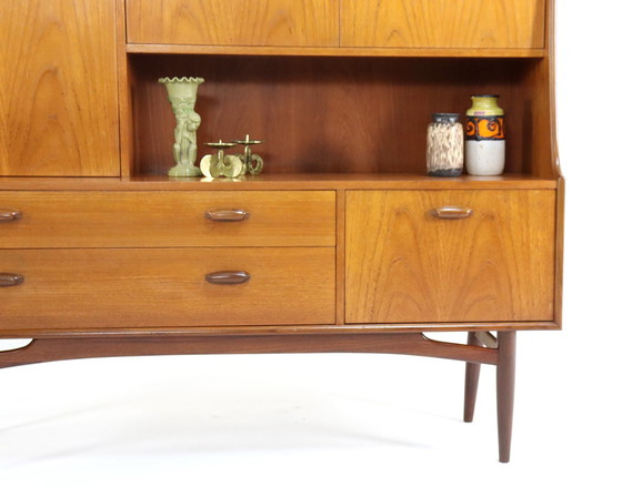 Image 1 of G-Plan Victor Wilkins Highboard Cabinet 'Horwich' Vintage