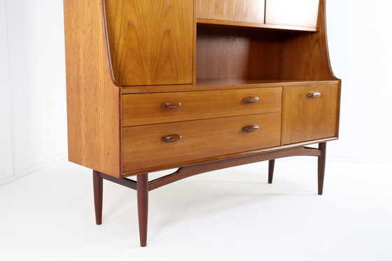 Image 1 of G-Plan Victor Wilkins Highboard Cabinet 'Horwich' Vintage