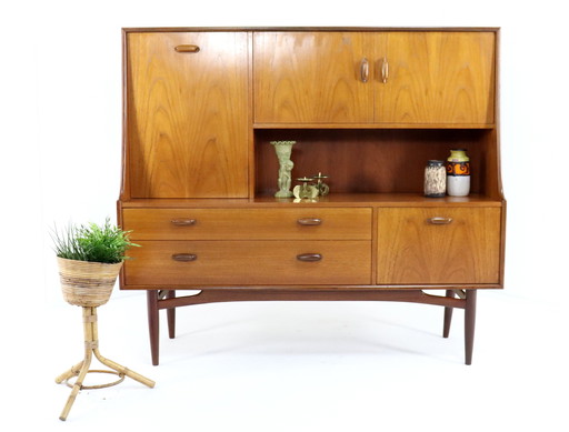 G-Plan Victor Wilkins Highboard Cabinet 'Horwich' Vintage