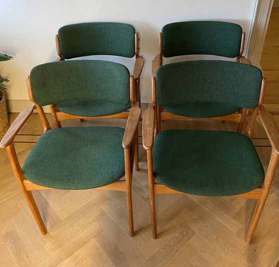 Image 1 of 4x OB Mobler chairs