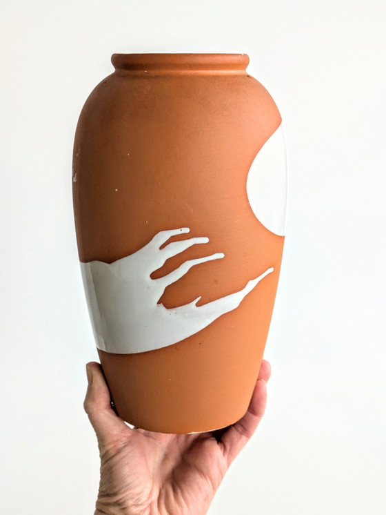 Image 1 of Scheurich Vase | Model 244-22 | 1980'S West Germany Pottery