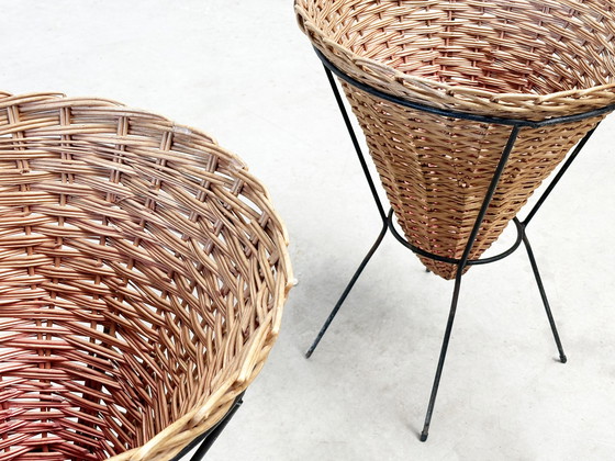 Image 1 of Set of two rattan baskets