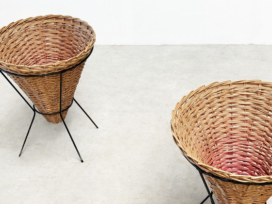 Image 1 of Set of two rattan baskets