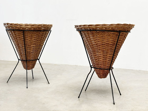 Image 1 of Set of two rattan baskets