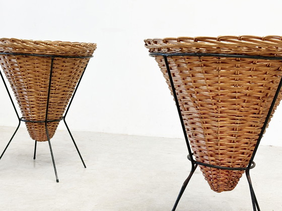 Image 1 of Set of two rattan baskets