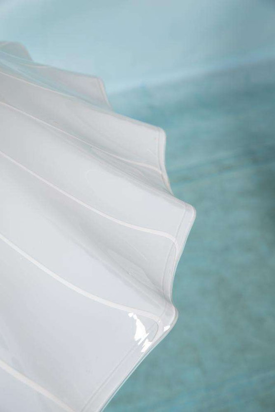 Image 1 of Lampe suspendue vintage en verre Kalmar Fazzoletto