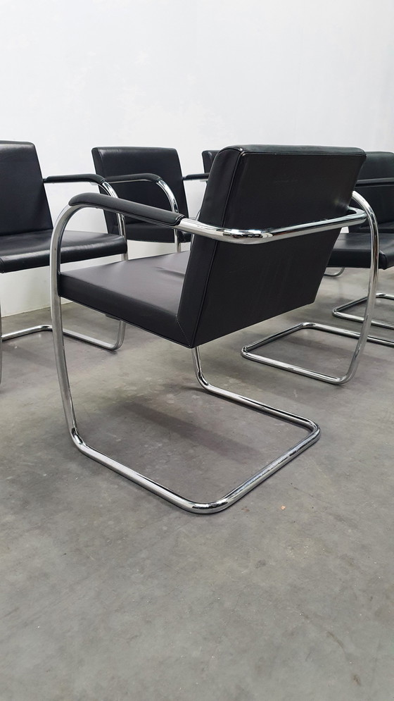 Image 1 of 8x Ludwig Mies van der Rohe fasem italy chair