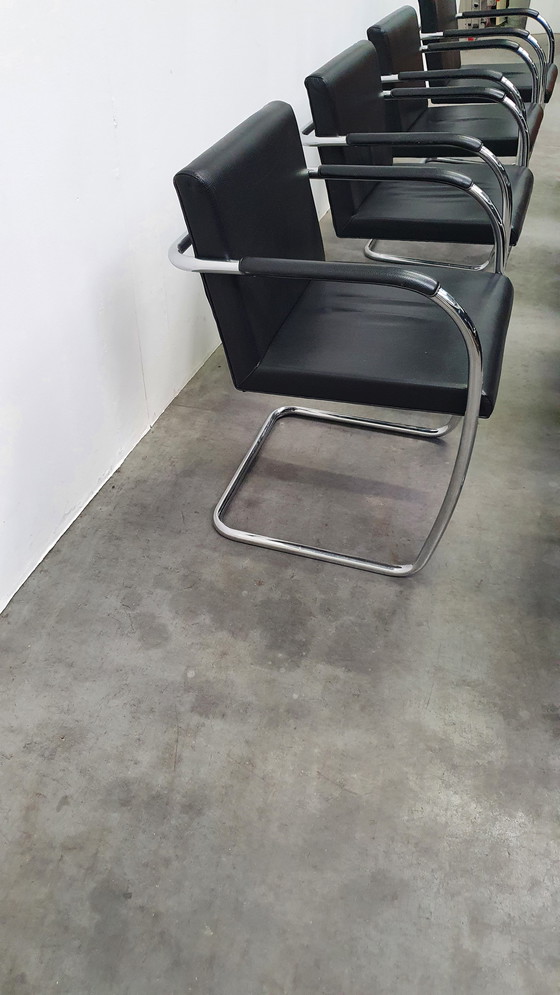 Image 1 of 8x Ludwig Mies van der Rohe fasem italy chair