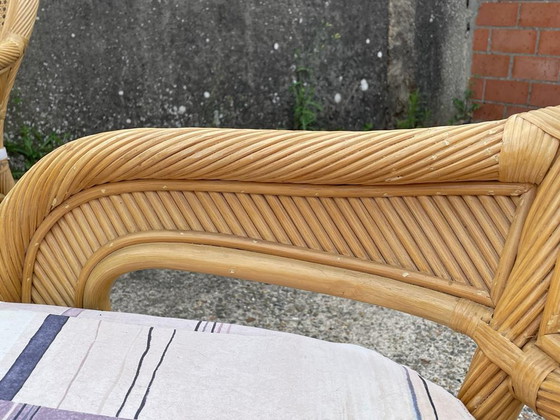 Image 1 of 3x chaise Rotan