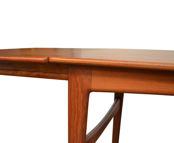 Image 1 of Tavolo da pranzo allungabile in teak Knud Andersen, design vintage danese