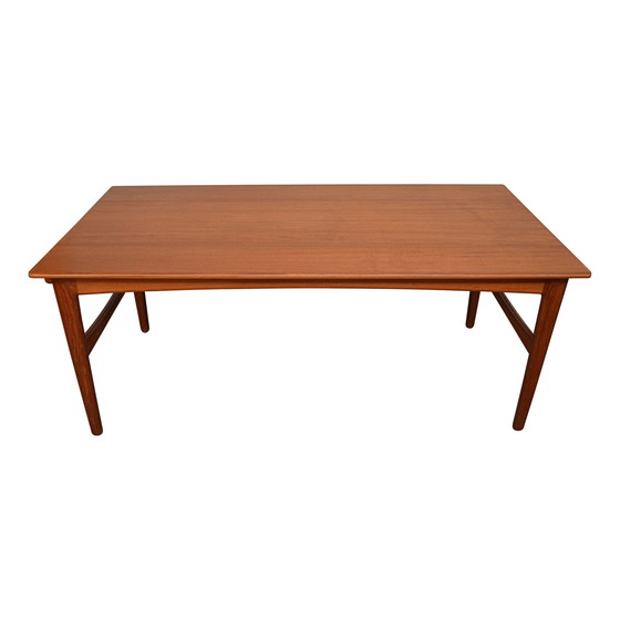 Image 1 of Tavolo da pranzo allungabile in teak Knud Andersen, design vintage danese