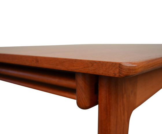 Image 1 of Tavolo da pranzo allungabile in teak Knud Andersen, design vintage danese