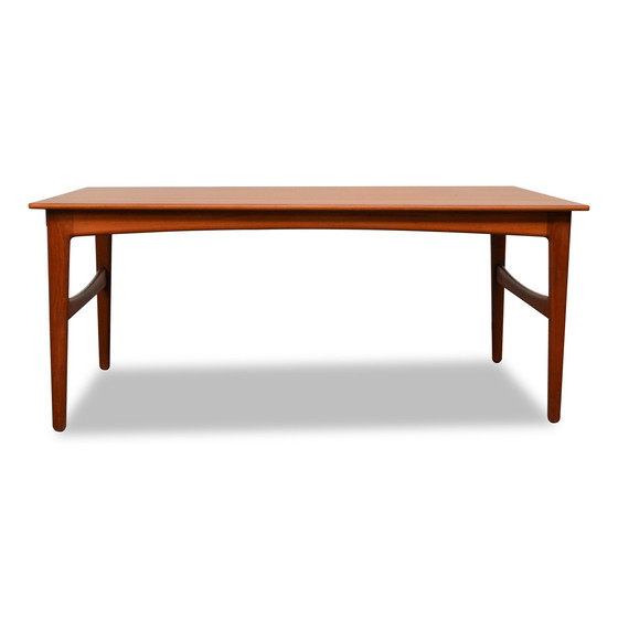 Image 1 of Tavolo da pranzo allungabile in teak Knud Andersen, design vintage danese