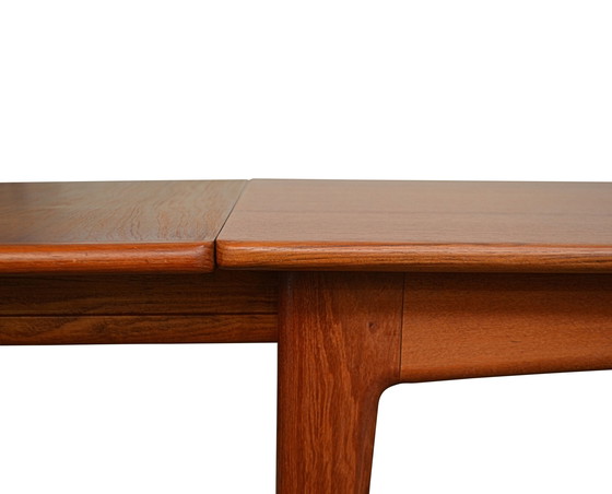 Image 1 of Tavolo da pranzo allungabile in teak Knud Andersen, design vintage danese