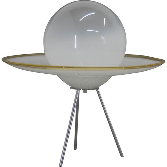 Image 1 of Lampada da tavolo vintage in vetro di Murano, Italia, anni 2000