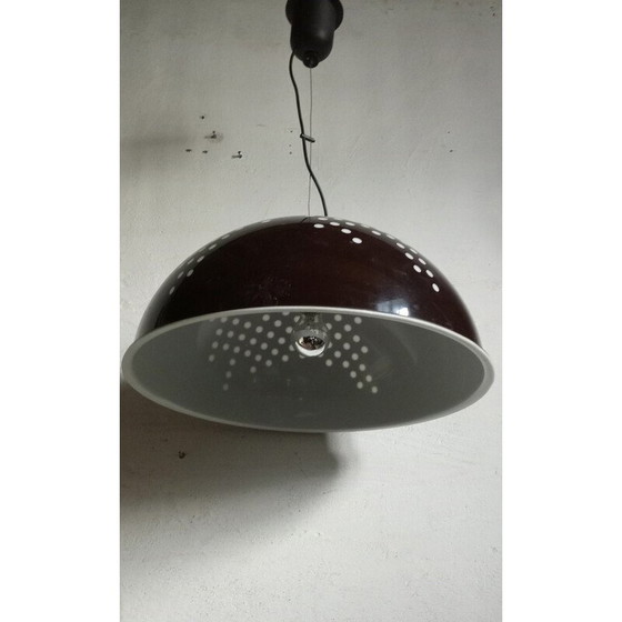 Image 1 of Vintage brown pendant lamp for Artemide, Italy 1970s