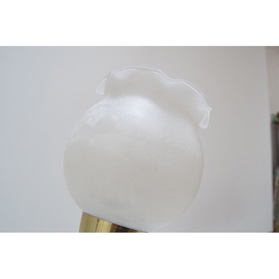 Image 1 of Vintage floor lamp in glass, ceramic and steel by Kamenicky Senov, Czechoslovakia 1960,