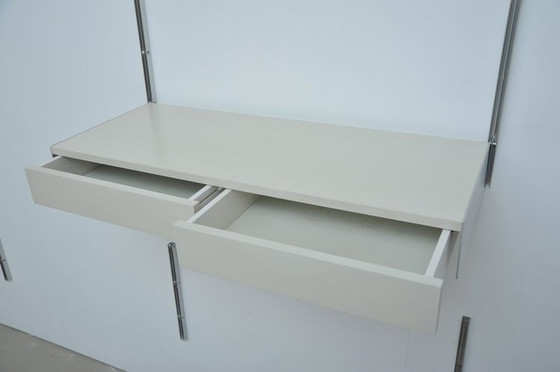 Image 1 of Dieter Rams 606 Drawer Shelf For Vitsoe Light gray 1960Er