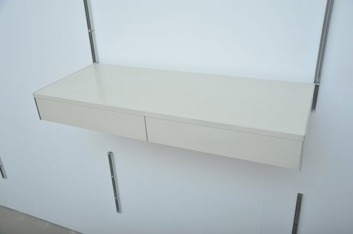 Dieter Rams 606 Drawer Shelf For Vitsoe Light gray 1960Er