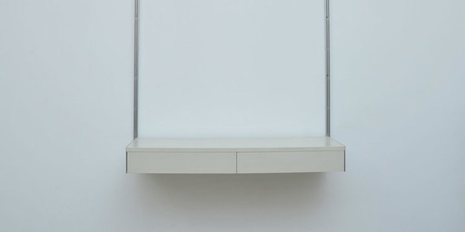 Dieter Rams 606 Drawer Shelf For Vitsoe Light gray 1960Er