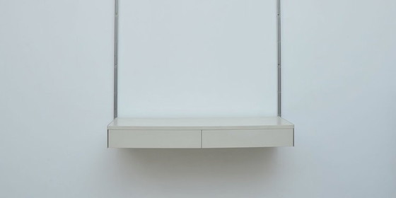 Image 1 of Dieter Rams 606 Drawer Shelf For Vitsoe Light gray 1960Er