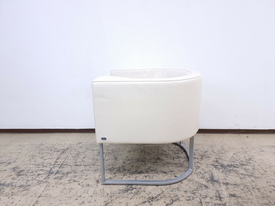 Image 1 of De Sede ds 207 armchair designer armchair genuine leather armchair in color cream white #0008