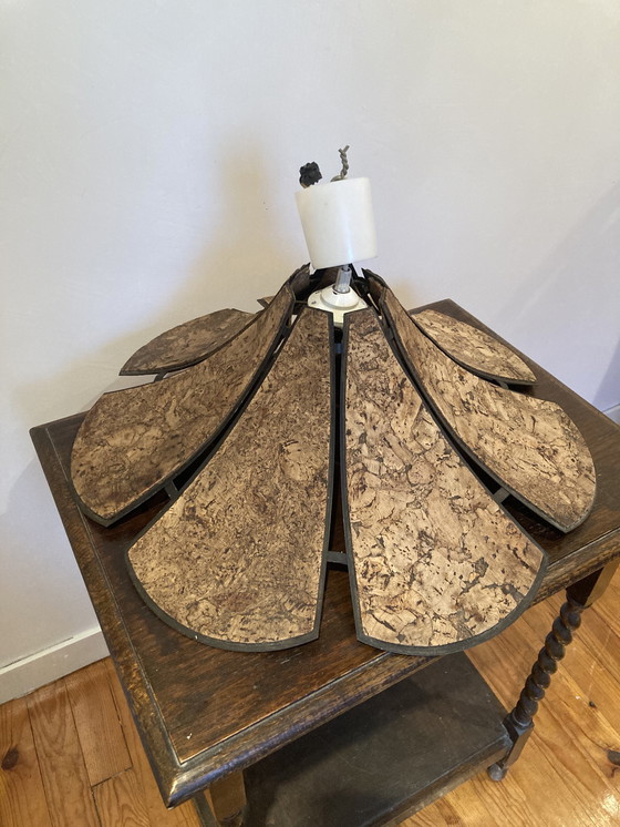 Image 1 of Cork suspension lamp Ingo Maurer style