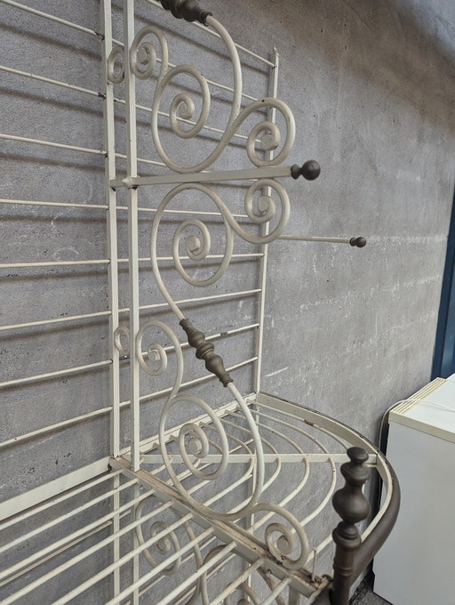 19Th Century Wrought Iron Bakery Rack Shelf