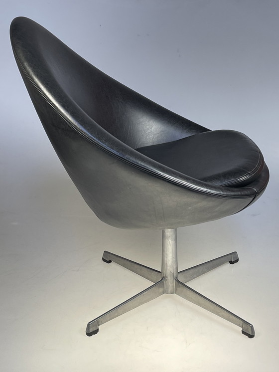 Image 1 of Pastoe Armchair, Little Egg Chair, Swivel Chair 1960'S